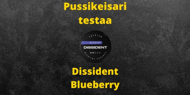 Dissident - Bleberry nikotiinipussi