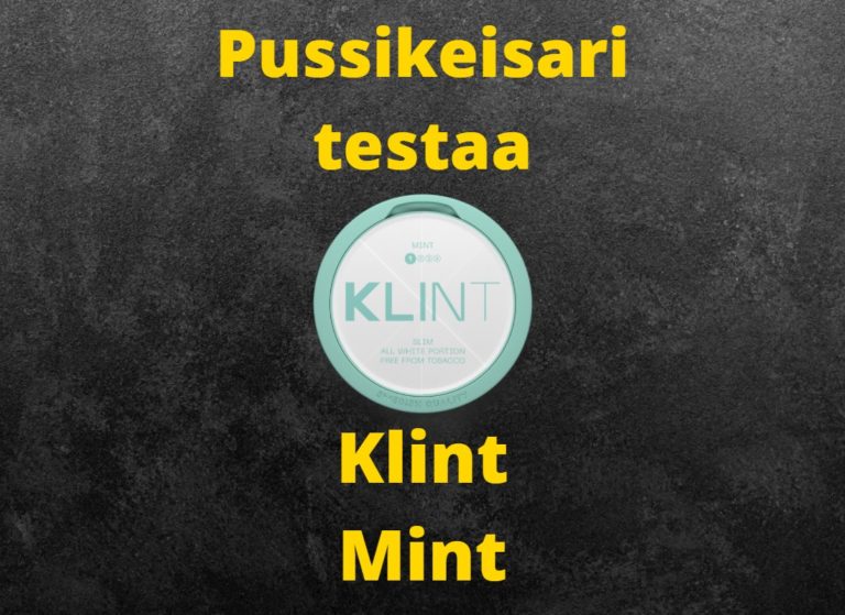 Klint – Mint nikotiinipussi arvostelu