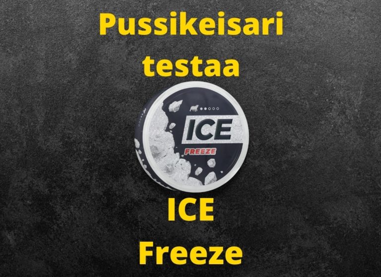 ICE – Freeze nikotiinipussi arvostelu